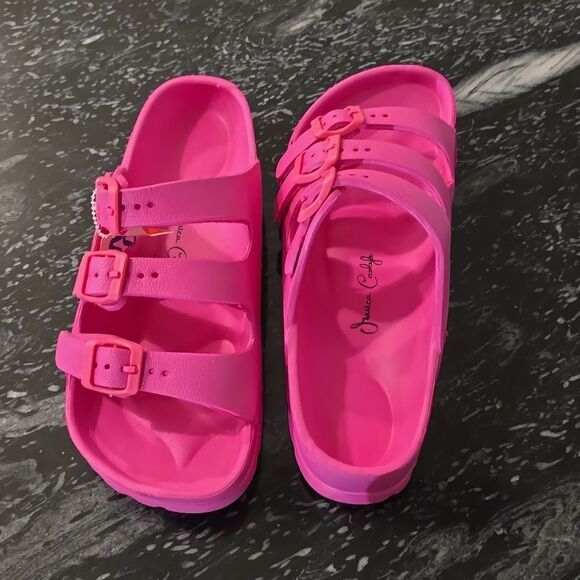 BRAND NEW JESSICA CARLYLE DOUBLE STRAP OPEN TOE SANDAL - Picture 5 of 14